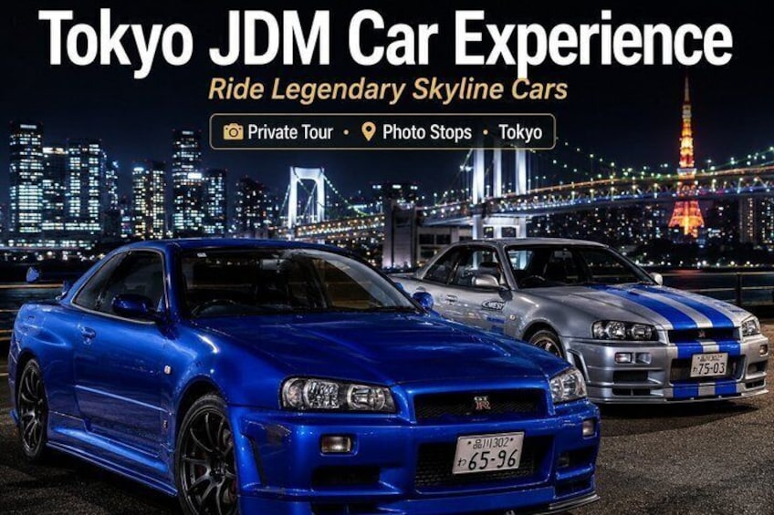 R34 Skyline GT-R Tokyo Night Cruise – Daikoku PA JDM Car Meet 2