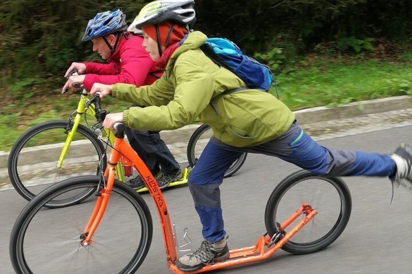 Downhill on scooters 2