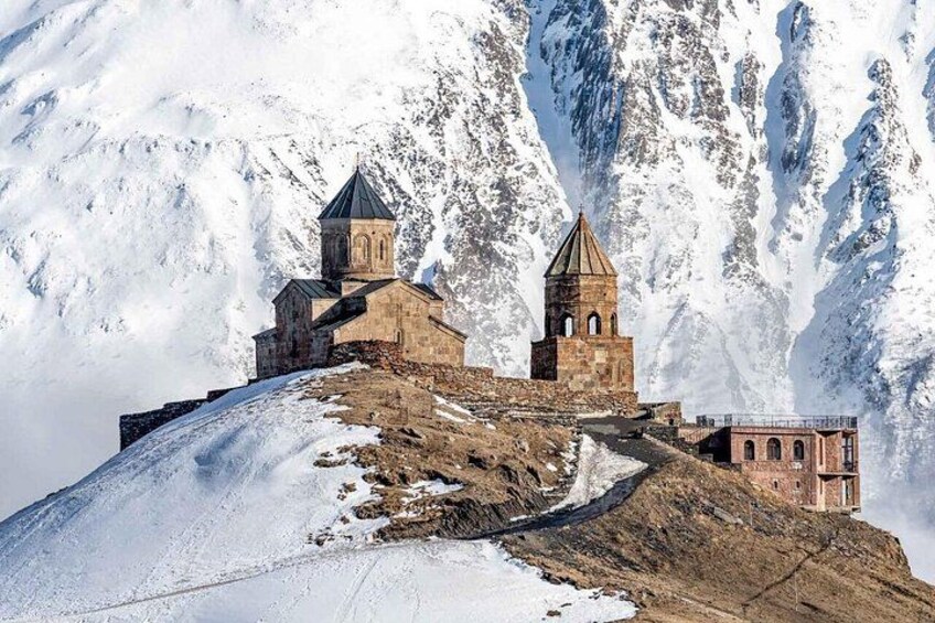 Dariali Monastery Gveleti Waterfall and Gergeti Tour from Kazbegi 3