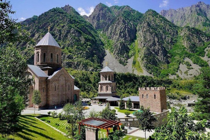 Dariali Monastery Gveleti Waterfall and Gergeti Tour from Kazbegi 3
