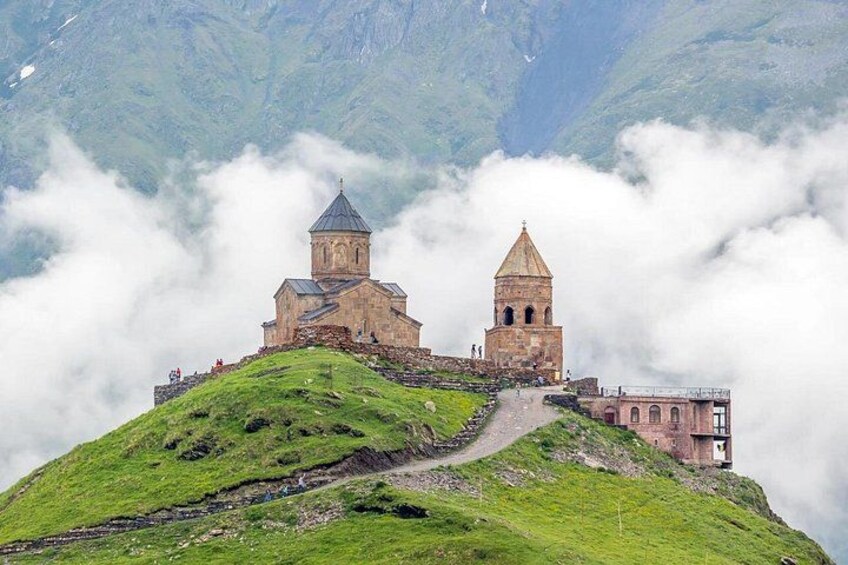 Dariali Monastery Gveleti Waterfall and Gergeti Tour from Kazbegi 5