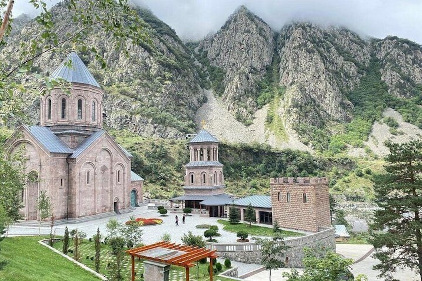Dariali Monastery Gveleti Waterfall and Gergeti Tour from Kazbegi 1