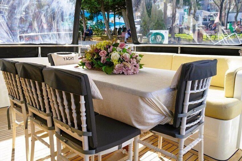 Istanbul Private Bosphorus Yacht Tour w Swimming or Guide Option 3
