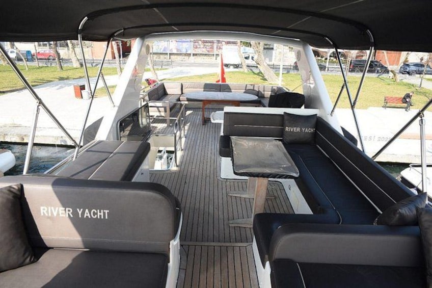 Istanbul Private Bosphorus Yacht Tour w Swimming or Guide Option 2
