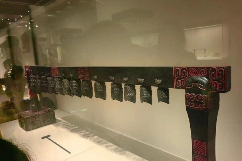 A display of plaques on a wall with decorative elements. 2