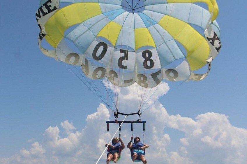 Xtreme H2o Parasailing Departing Adjacent to Crab Island 2