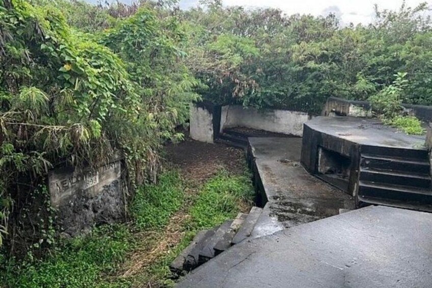 Meadows battery used in the 1800’s by the French and British in the war over st.Lucia 5