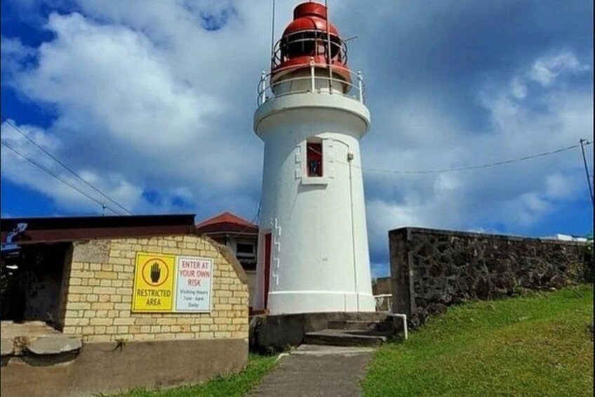 The Vigie light house used from since the 1800’s in the navigating of ships and vessel into one of the Caribbean's most protected coves and a very instrumental asset in the 14 times war. 2