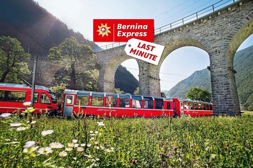 From Milan: Bernina Red Train and Tour of St. Moritz 2