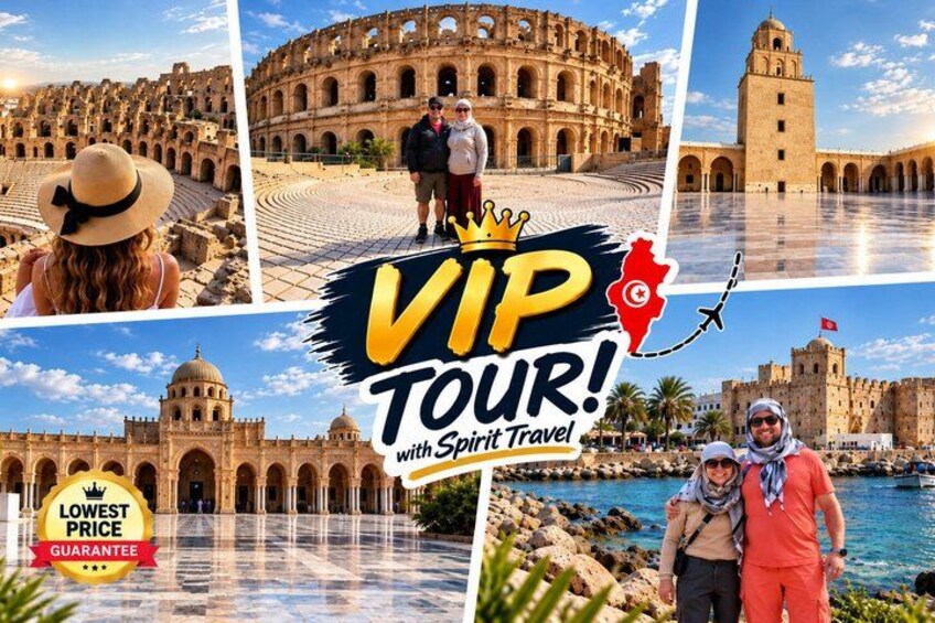 VIP Tour: El Jem, Kairouan, Monastir/Sousse | Pickup Included 1