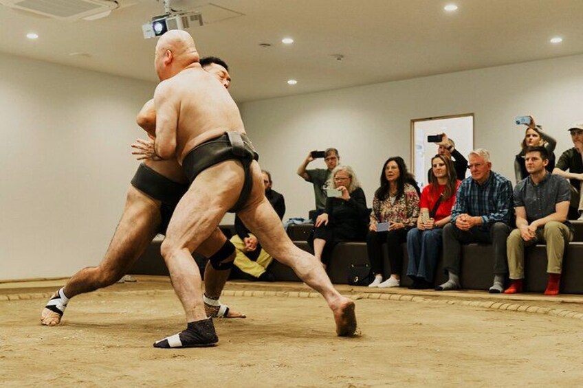 Osaka Sumo Experience with Live Show and Audience Challenge 2