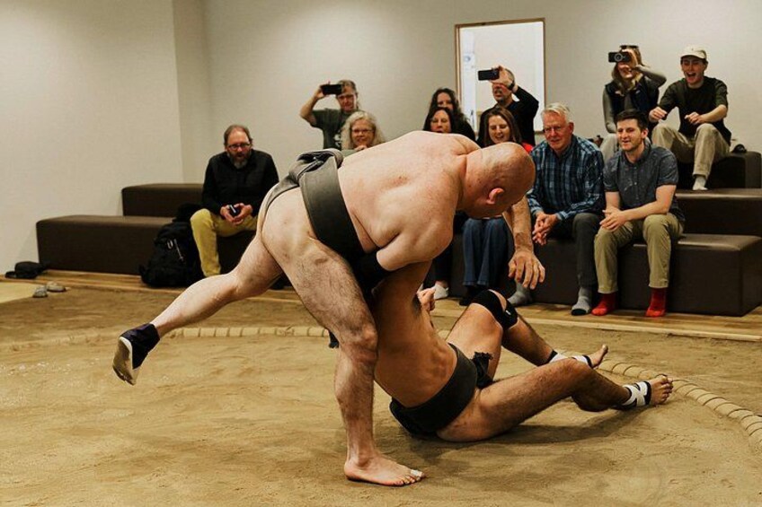 Osaka Sumo Experience with Live Show and Audience Challenge 4