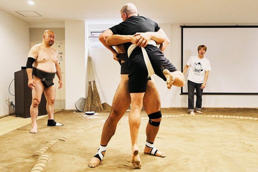 Osaka Sumo Experience with Live Show and Audience Challenge 4