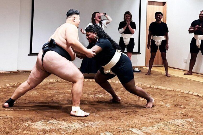 Osaka Sumo Experience with Live Show and Audience Challenge 5