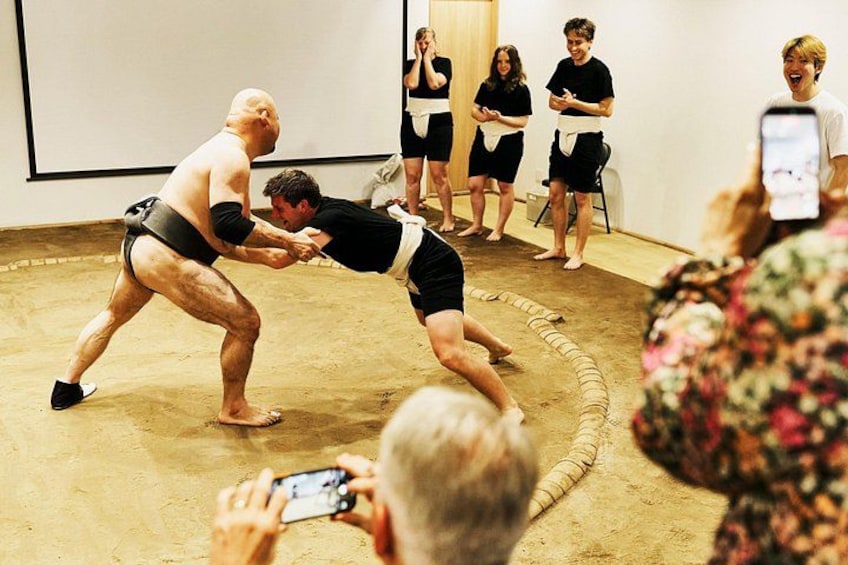 Osaka Sumo Experience with Live Show and Audience Challenge 4