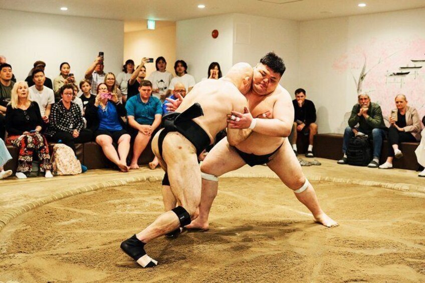Osaka Sumo Experience with Live Show and Audience Challenge 3