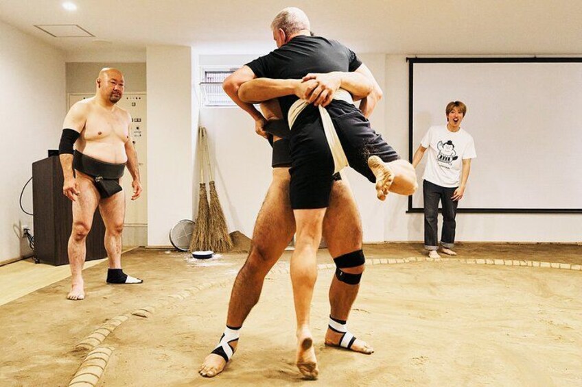 Osaka Sumo Experience with Live Show and Audience Challenge 3