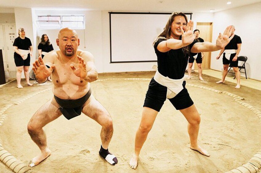 Osaka Sumo Experience with Live Show and Audience Challenge 3