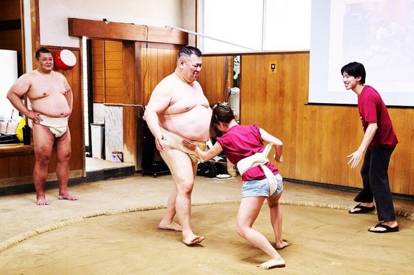 Osaka Sumo Experience with Live Show and Audience Challenge 5