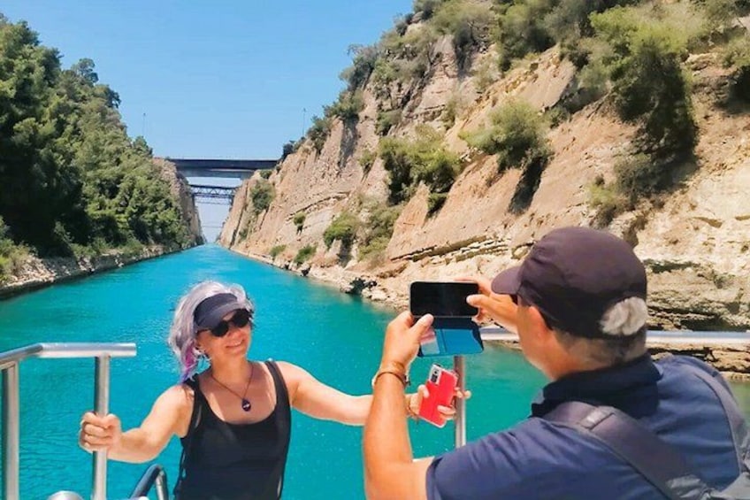 Corinth Canal & Saronic Gulf GlassBottom Cruise: 4h Swim & Buffet 3