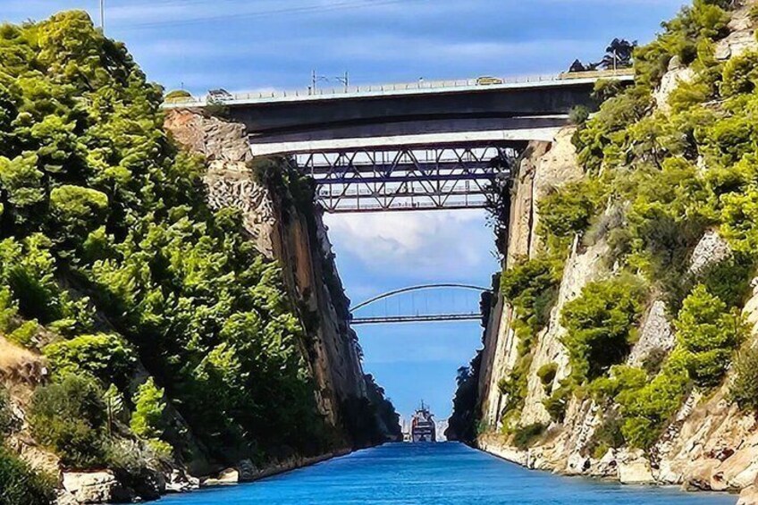 Corinth Canal & Saronic Gulf GlassBottom Cruise: 4h Swim & Buffet 5