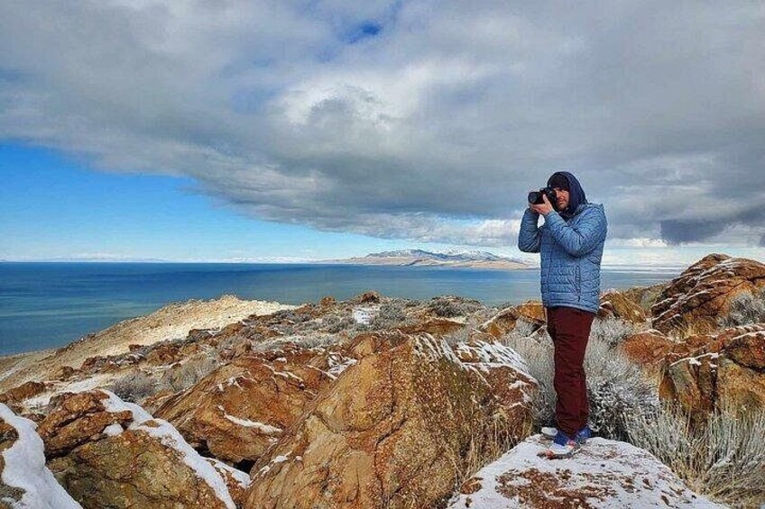Enjoying the amazing views from Buffalo Point 3