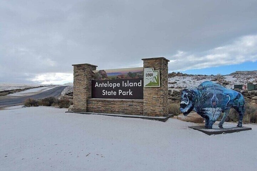Antelope Island is as beautiful in the winter snow as during the warm summer 4