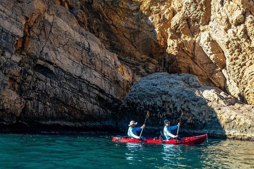 Kayak guided tour from Moraira 3