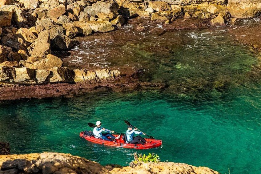 Kayak guided tour from Moraira 5