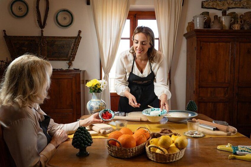 Sicilian cannoli cooking class 2