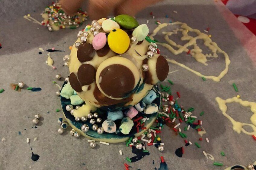 Family of Monsters Chocolate Making Class in Malta 2