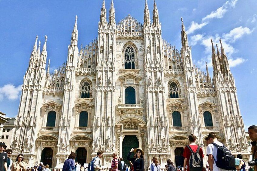 A large, ornate cathedral with multiple spires and intricate architectural details. 5