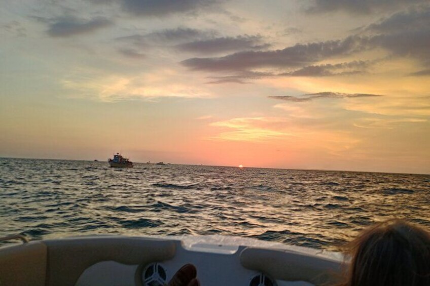 Private Clearwater boat tours with Captain Clearwater on Salt Therapy. USCG Master Captain, small groups, dolphins, sandbars, islands, and smooth sunset rides. Boat Like a Local. 3