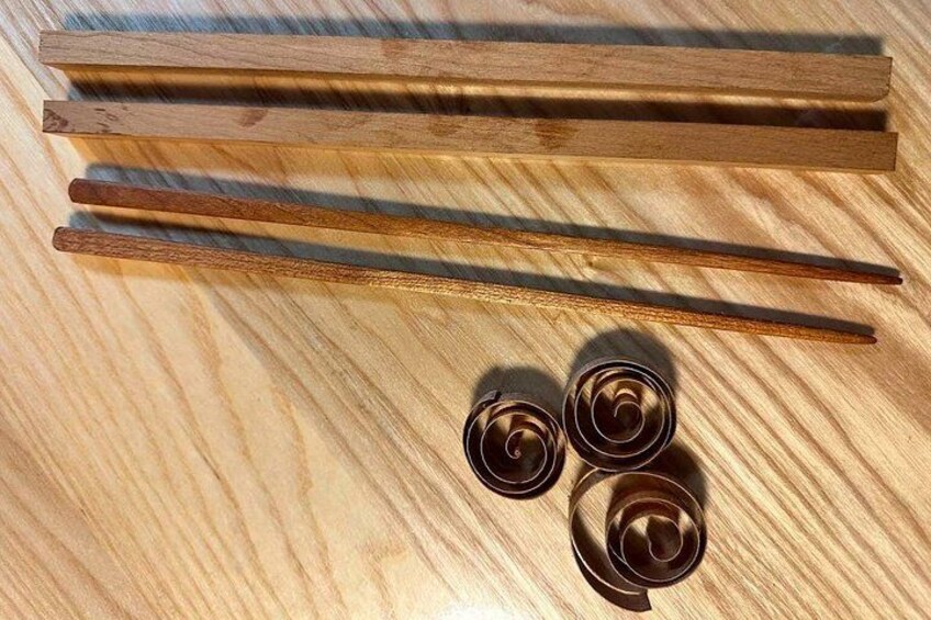 Chopsticks Making Experience in Sapporo 4