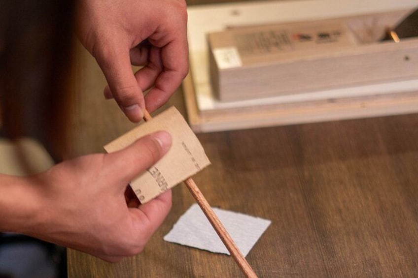 Kyoto : Chopsticks Making Workshop with Engraving Option in Gion 5