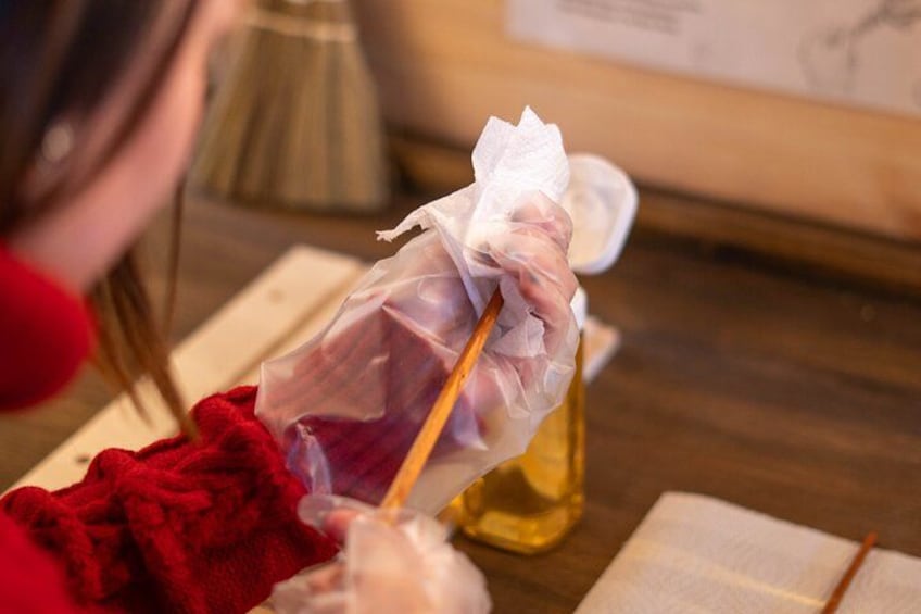 Kyoto : Chopsticks Making Workshop with Engraving Option in Gion 4