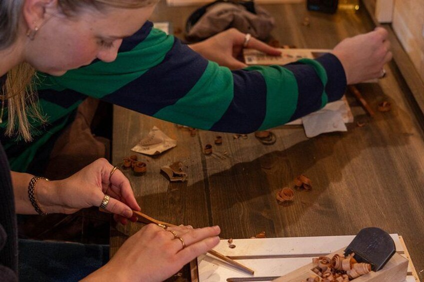 Kyoto : Chopsticks Making Workshop with Engraving Option in Gion 5