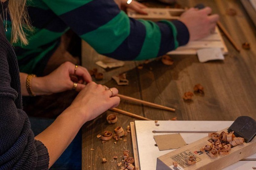 Kyoto : Chopsticks Making Workshop with Engraving Option in Gion 2