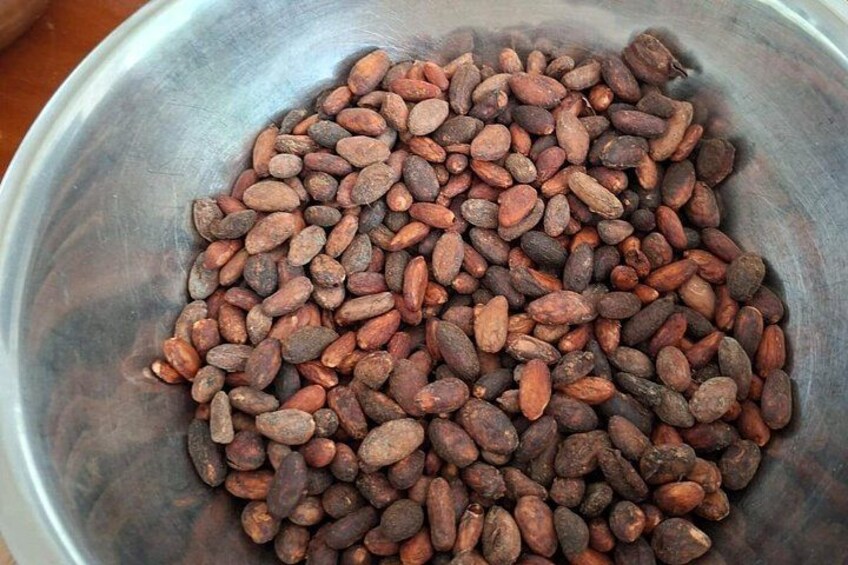 A bowl of mixed nuts. 5