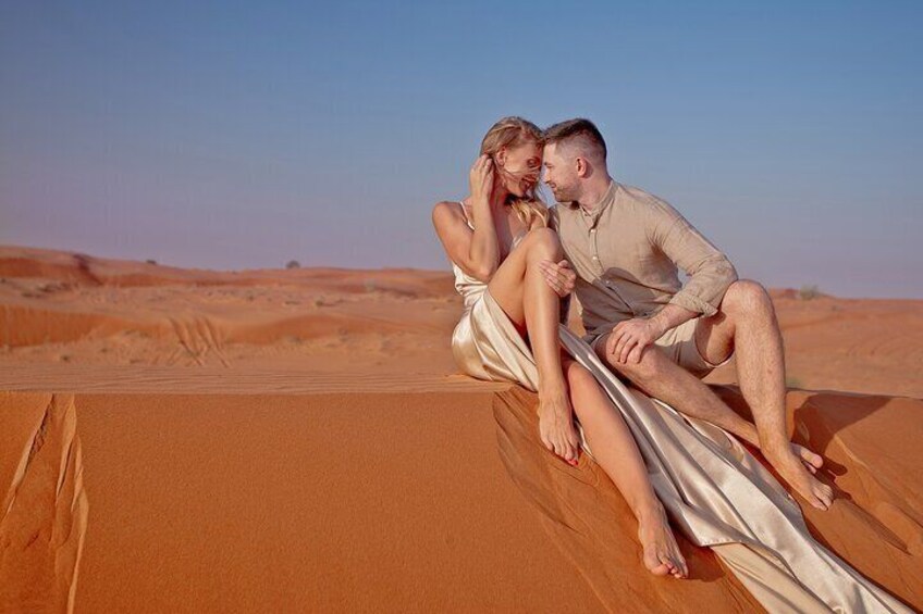 Evening Desert Safari Camel, Falcon, Sandboarding BBQ & Shows 4