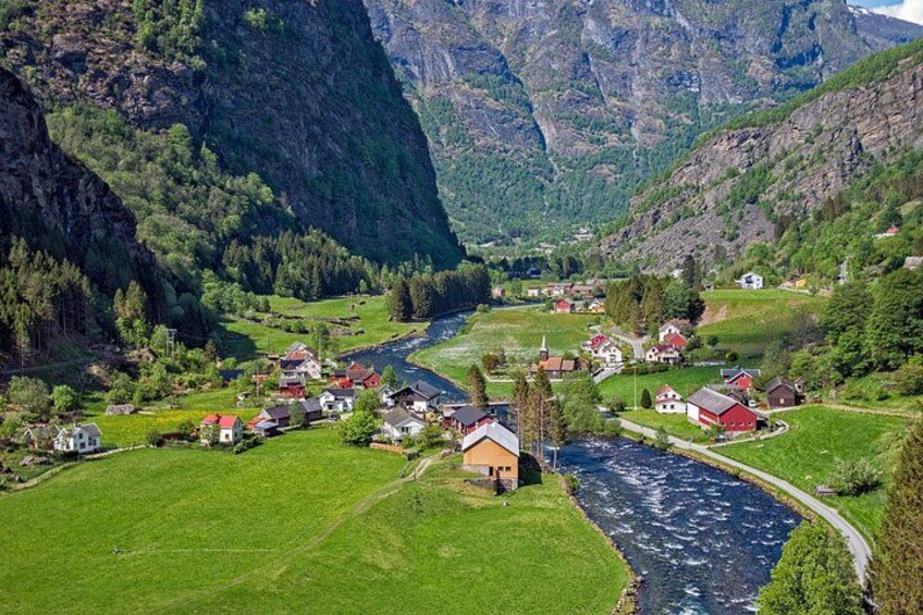 Explore beautiful Flåm village 2