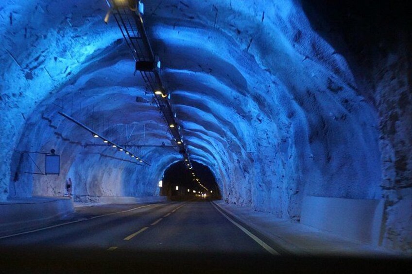 Special Lights in Gudvangen Tunnel 4