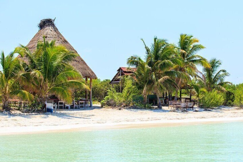 Contoy Island & Mujeres island, snorkeling & lunch on the beach. 1