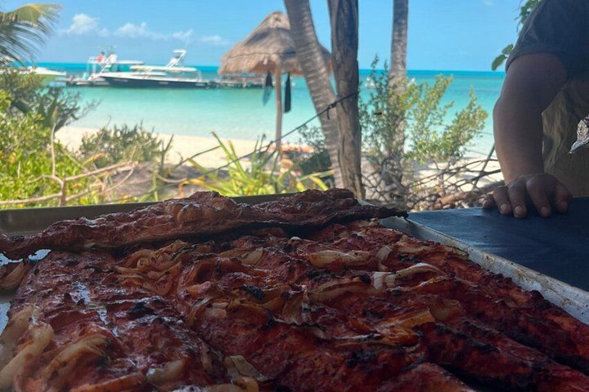 Contoy Island & Mujeres island, snorkeling & lunch on the beach. 3
