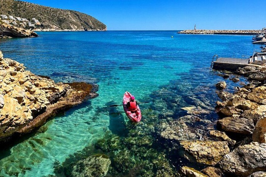 Kayaking tour in Moraira 3