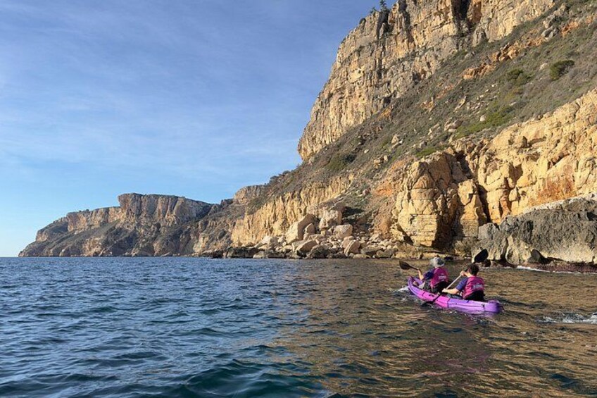 Kayaking tour in Moraira 1