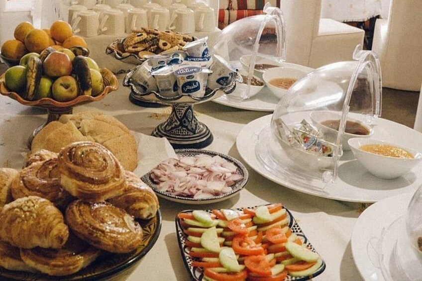 Breakfast at hotel ouarzazte 5