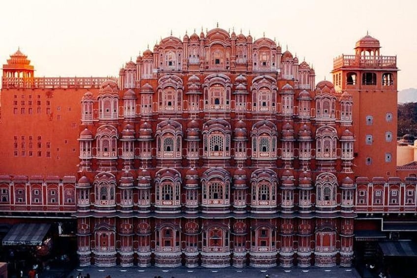 A large, ornate building with multiple domes and intricate architectural details. 1