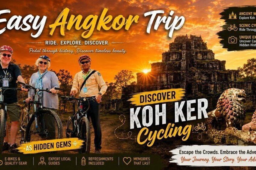 1 Day Private Tour Koh Ker Cycling 1