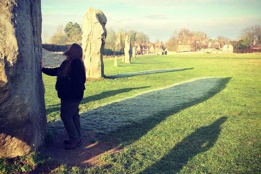 Special moments within the stone circle at Avebury 4